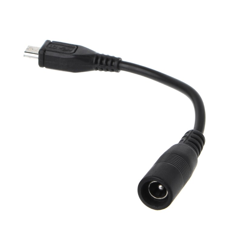 Freies 5,5x2,1mm DC Power Stecker Wasserdichte Jacke Weibliche Zu Micro USB Männlichen Adapter Kabel