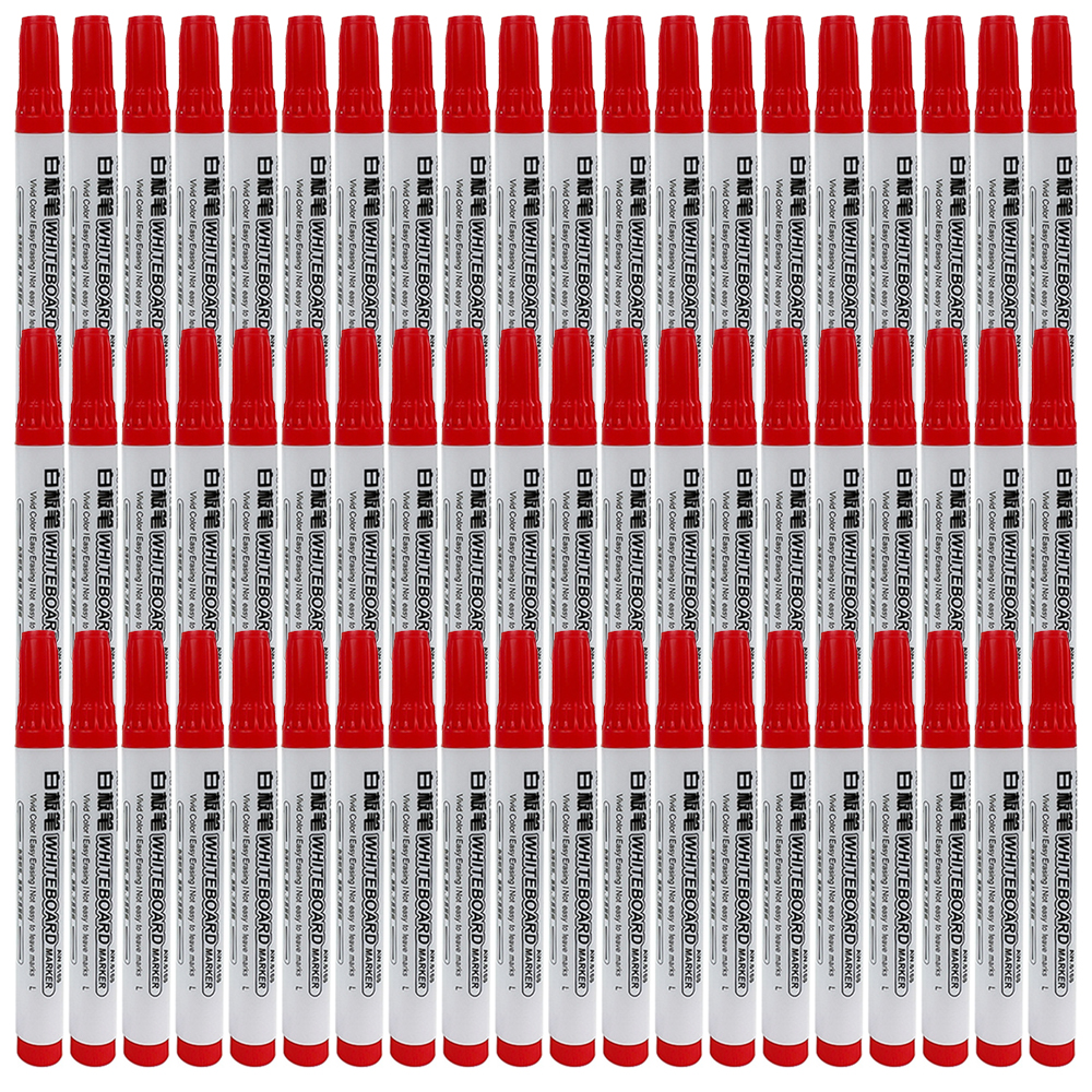 Suddbar Magnetisk Whiteboard Penna - 13.3cm - 10 Pennor/Box - Skola Kontor Konst: Orange