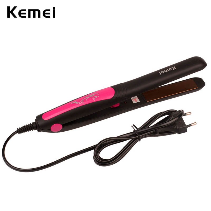 Kemei KM-329 profissional alisamento ferros elétrica barba alisador de cabelo ferro liso rápido aquecer KM-328 ferramentas estilo