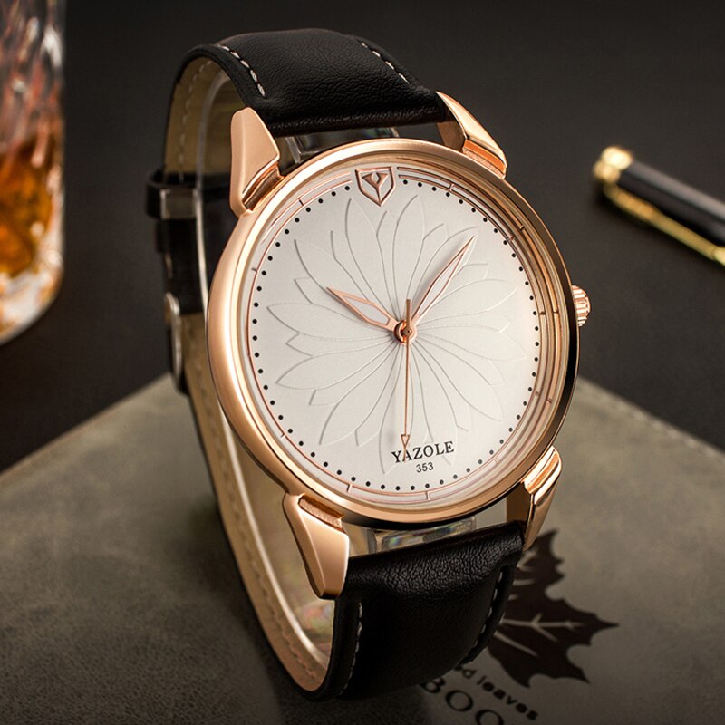 Relogio masculino yazole quartz horloge heren topmerk luxe roségouden herenhorloges sportklok heren polshorloge relojes