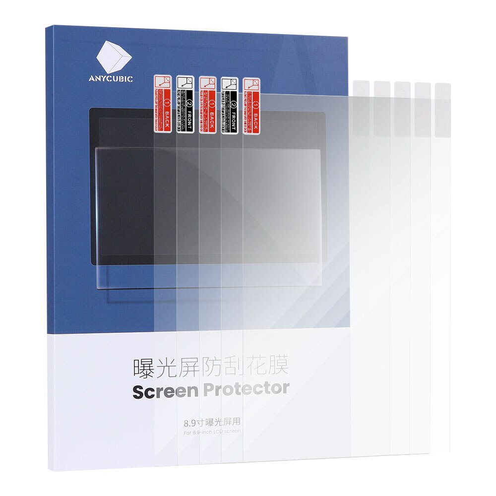 ANYCUBIC 3D Printer Parts 5 Pieces/ lot 8.9 inch Screen Protector For Photon Mono X UV Resin 3d Printer