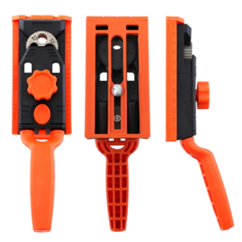 Pocket Hole Jig 6/8/10/12Mm Doweling Jig Kit Carpentry Locator Hole Drill Guide DIY Woodworking Tools