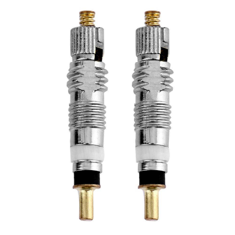 2/5/10pcs Valve Core Silver Detachable Copper Presta Valve Core Replacement for Bicycle MTB Road Bike Riding Cycling Accessories: 2Pcs