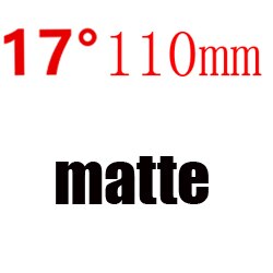 DEDA-tige de vélo de route en carbone, EDA, tige de vélo, diamètre de 31.8x70/80/90/100/110/120/130mm, mat à 6 à 17 degrés: 17 degree 110mm
