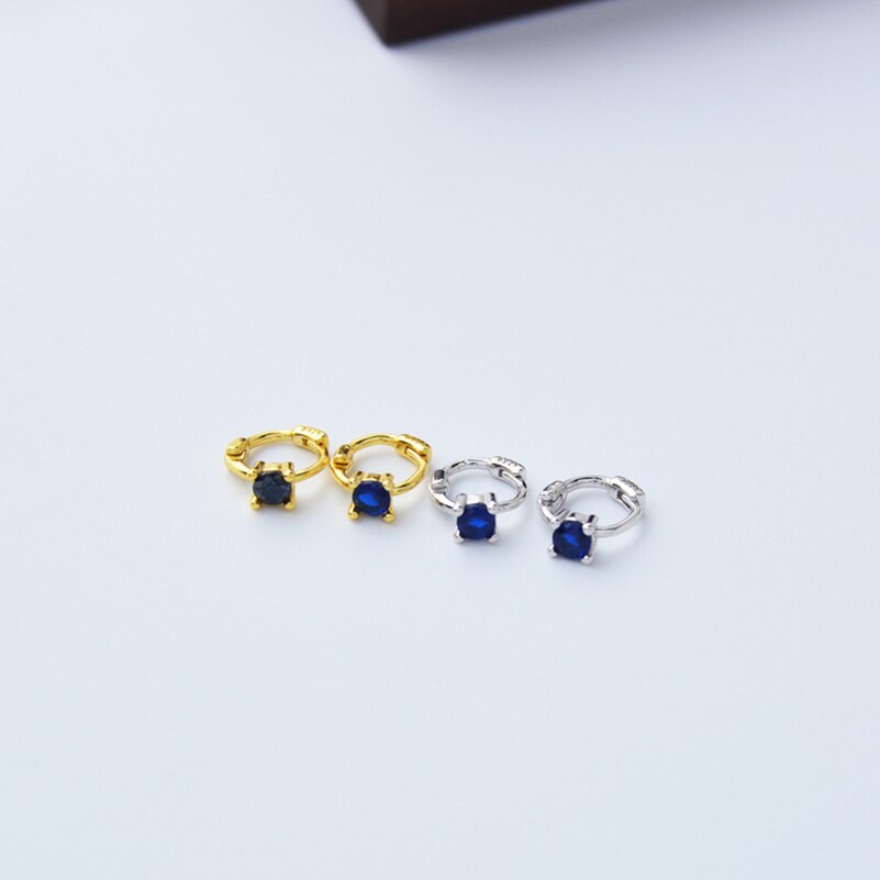 Pendientes de plata de ley 925 de , Mini corsé de circón, orejera de hueso del oído, hebilla de oreja concisa personalidad para mujeres y niñas, joyería para oreja