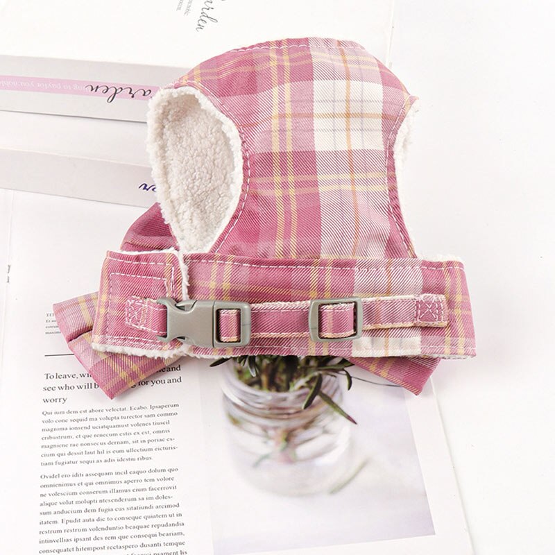 Dog Traction Rope Cute JK Pet Clothes Small And Medium-sized Dog Vest Teddy Bear Go Out Chest Strap Walking Dog Rope Vest