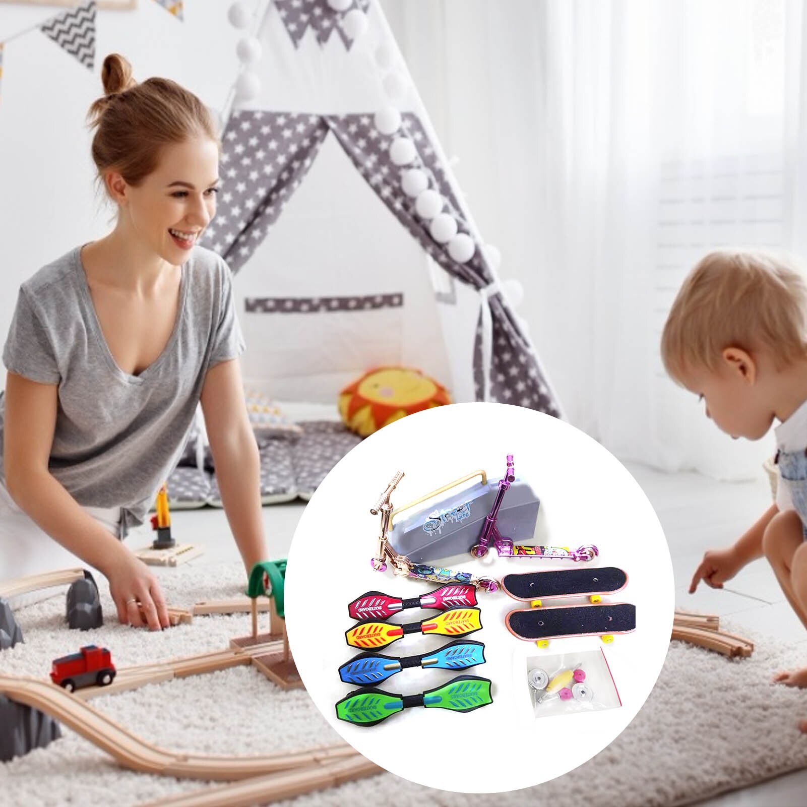 Finger-Skateboards Für Kinder, Professionelle Fing Produktbild-Vorschau 9