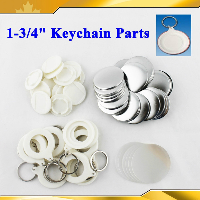 1-3/4 &quot;44mm 100 Sets Plastic Sleutelhanger Kenteken Supply Materialen voor Kenteken Maker