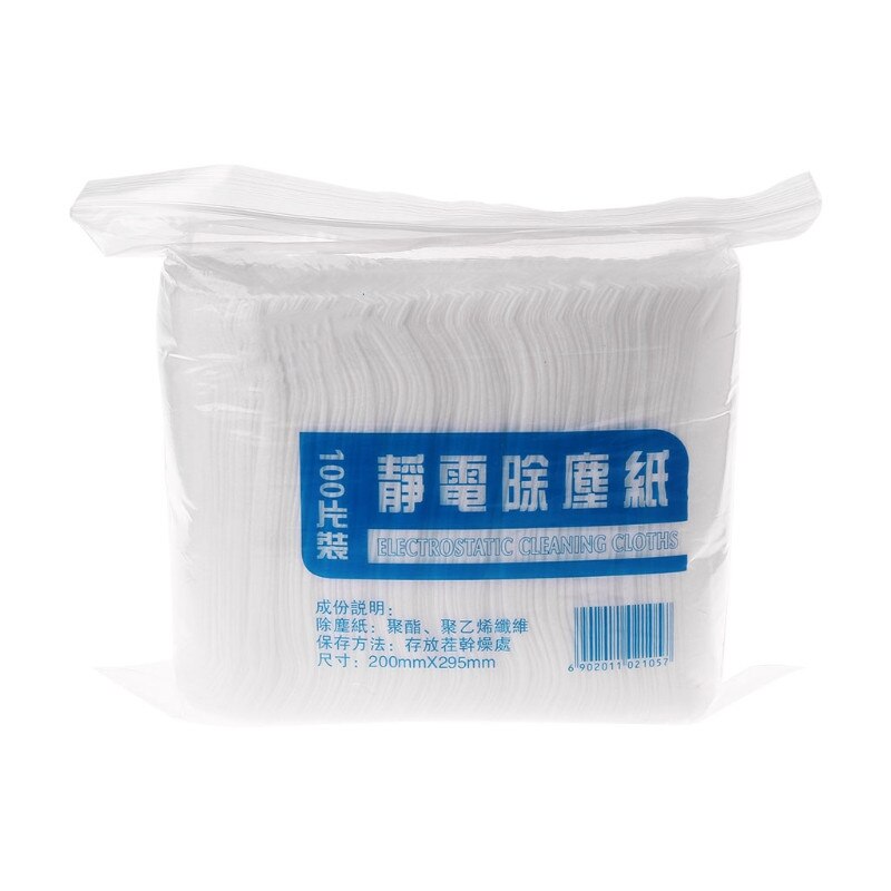 Balai serpillière jetable anti-poussière électrostatique, 300/100 pièces, lingettes de rechange pour la cuisine, la salle de bain et la maison