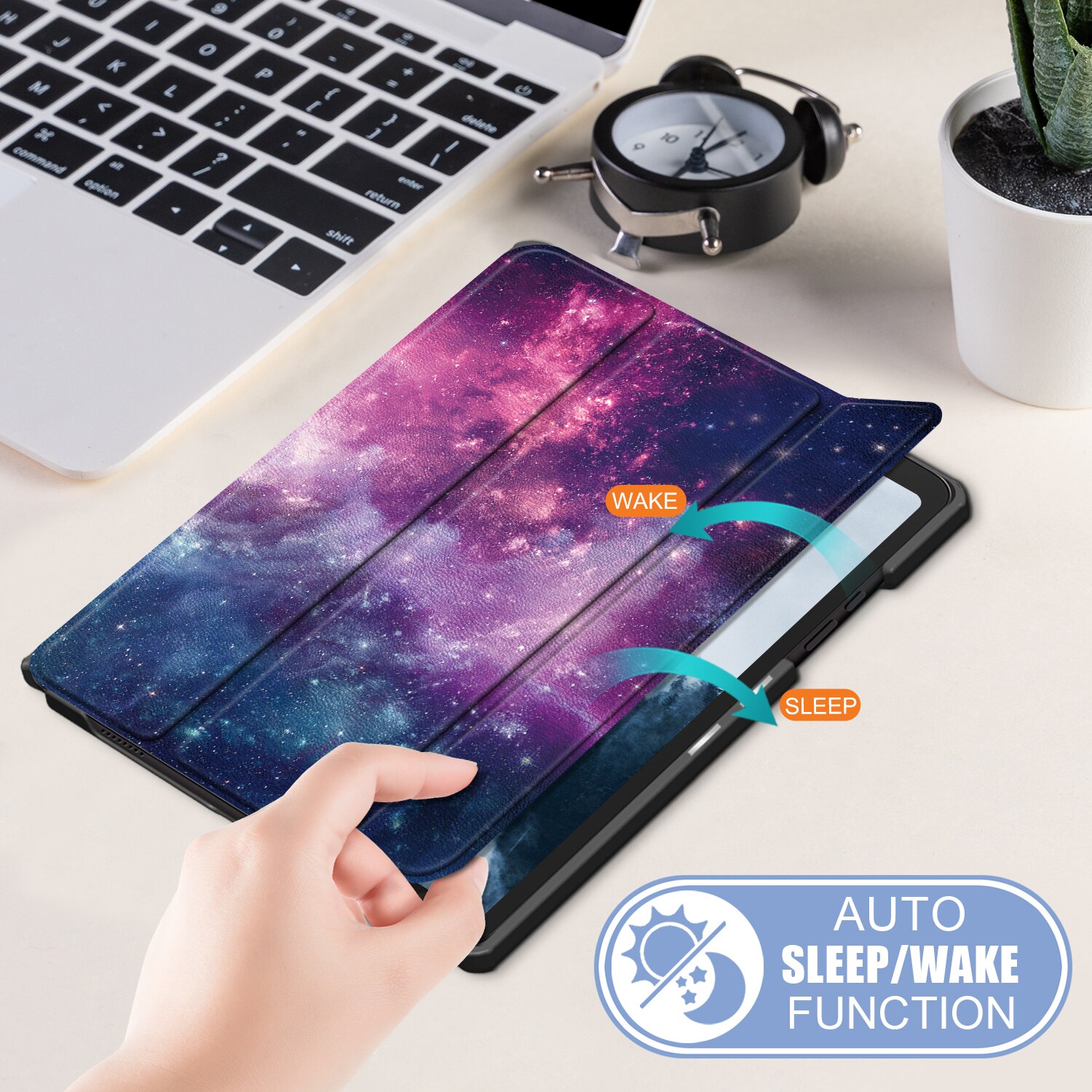 Til samsung galaxy tab  a7 10.4 tablettaske, til galaxy tab  a7 sm-t500 t505 cover