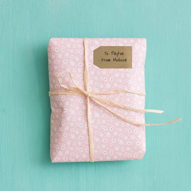 300Pcs Kraft Stickers Paper Labels Blank Christmas for Jar Candle Glass Bottle Office Food Classification Kitchen Sticker