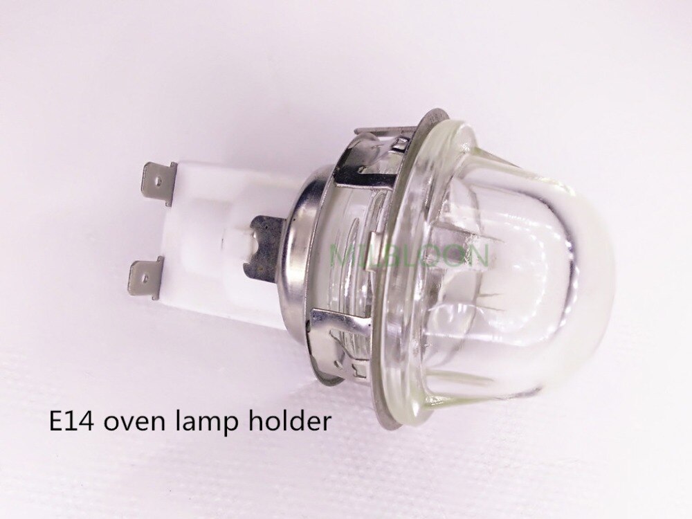E14 forno Portalampada Cottura illuminazione supporto Della Lampada di vetro del forno Lampada di protezione Lampada Ad Alta temperatura di base E14 500 gradi