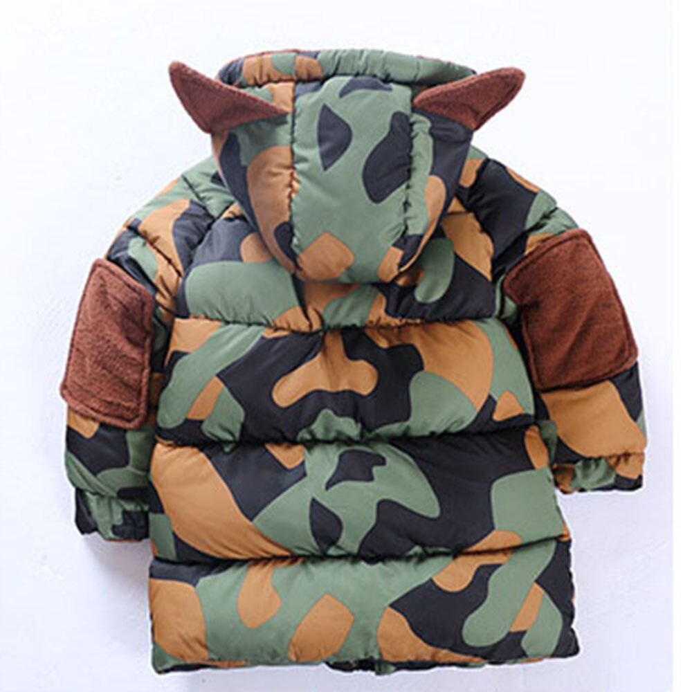 Benemaker Winterjas Voor Jongens Meisje Camouflage Windjack Peuter Kinderen Kid Warm Loog Kleding Baby Jassen Kleding NA429