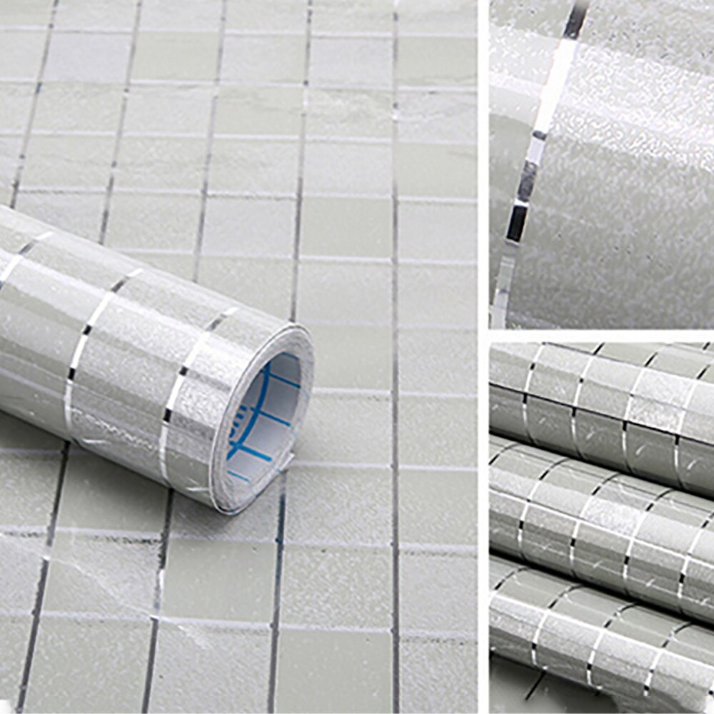 25 # Waterdichte Zelfklevende Stickers Badkamer Keuken Mozaïek Tegel Sticker Folie Marmeren Behang Diy Badkamer Muur Sticker Decor