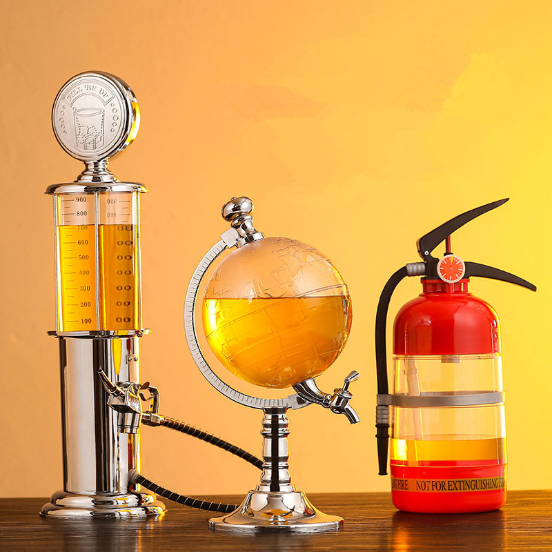 1Lbeer Wine Liquor Dispenser Metal Pump Gas Station Alcohol Liquid Soft Drink Beverage Pourer Machine