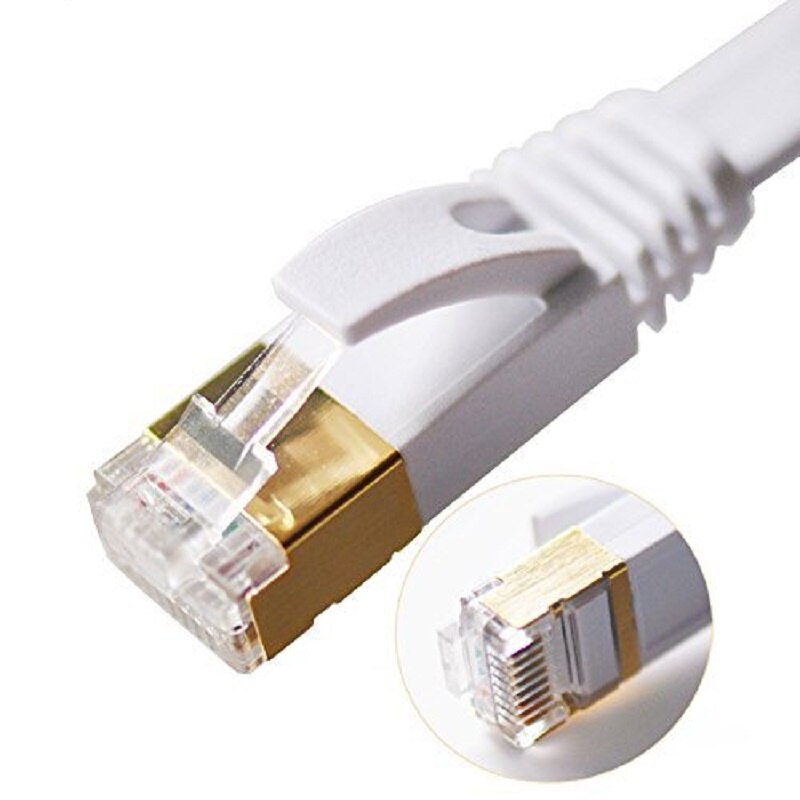 Lnyuelec Ethernet Kabel Cat7 Lan Kabel Utp RJ45 Netwerk Kabel Rj45 Patch Cord 1M/2M/10M/15M/20M Voor Router Laptop Ethernet Kabel