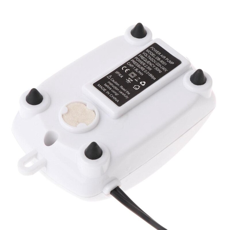 Eu Plug Ultra Low Noise Aquarium Luchtpomp Fish Tank Mini Air Compressor Zuurstof Pomp Aquarium Aquarium Zuurstof Pomp