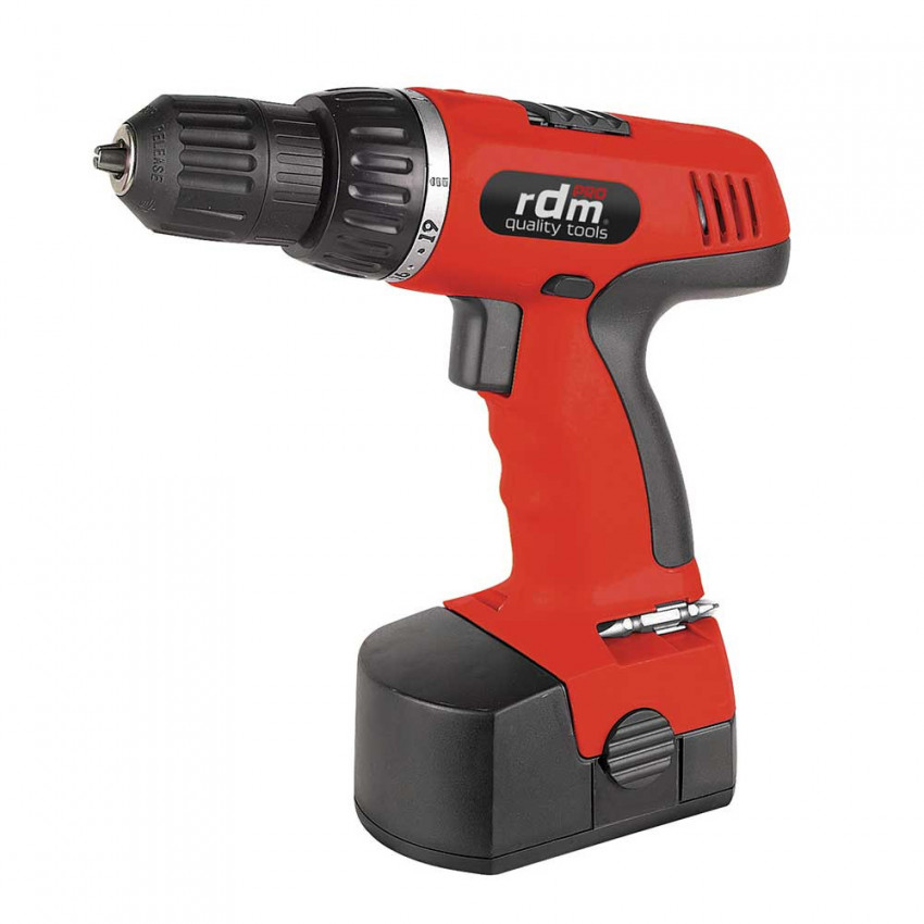Taladro Atornillador Reversible 550rpm de Batería 14,4V Ni-MH RDM Tools