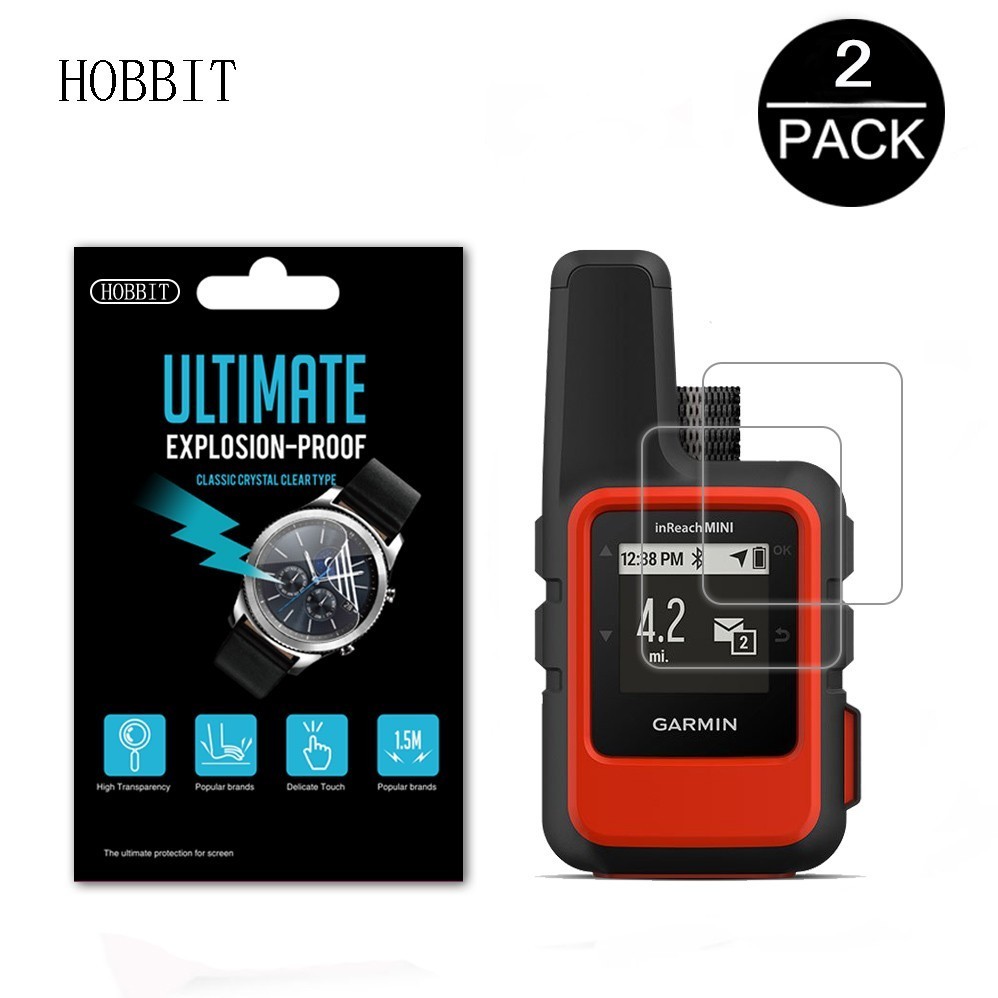 3Pcs Exploriso-Proof Shield Film Voor Garmin Edge Verkennen Alpha 100 200i Edge 830 Gps Bike Screen Protector pet Anti-Kras Film: inReach Mini