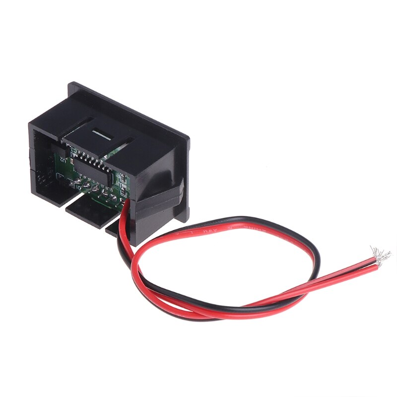 DC 2 Wires 4.5-30V Mini LED Digital Display Voltmeter Volt Voltage Panel Meter 6XDB