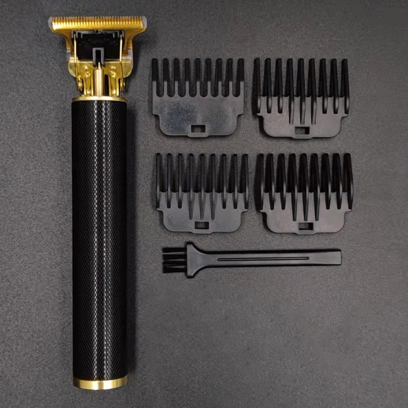 Elektrisk hårklippemaskin #39 menn oppladbare hårklippere for skjeggtrimmere utskåret elektrisk barbermaskin barber 5: Svart trimmer