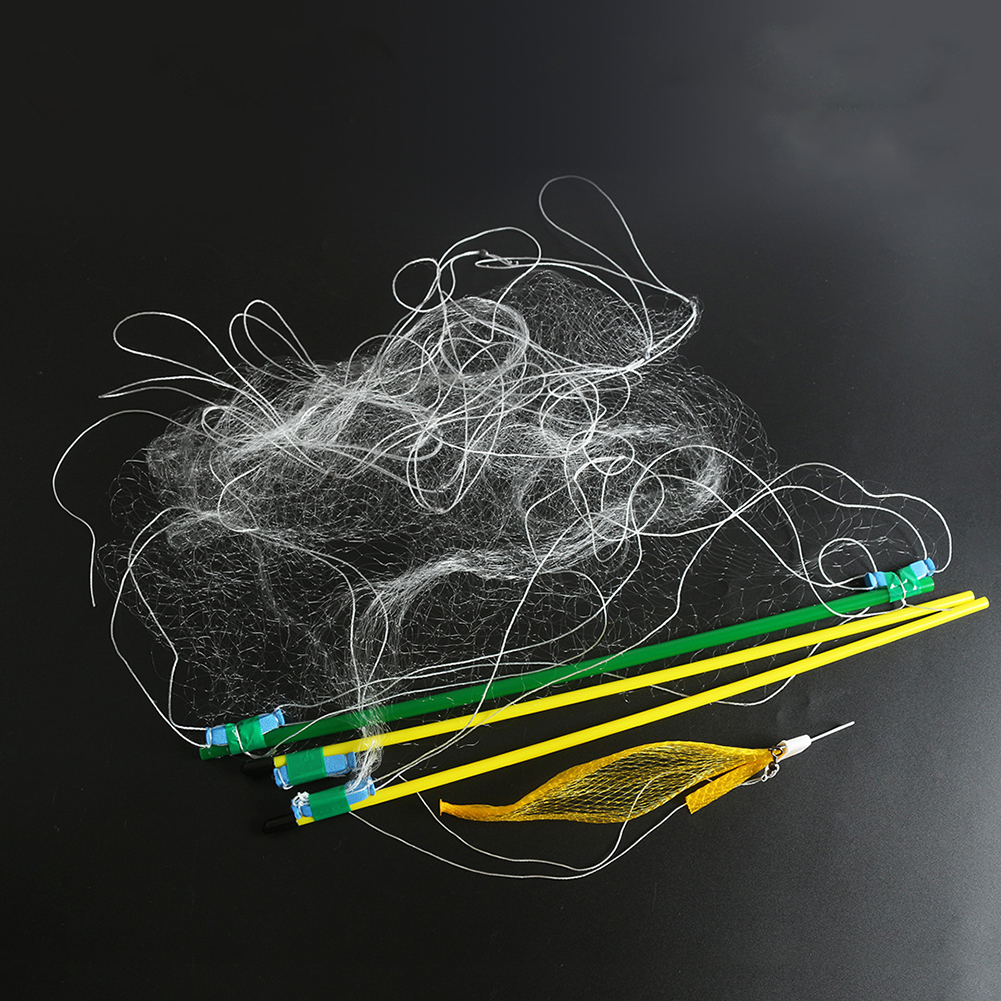 Lekka pułapka na ryby netto sprzęt wędkarski odlewania netto klatka rybacka kabaretki odkryty odlewania sieci karpia ryby kabaretki