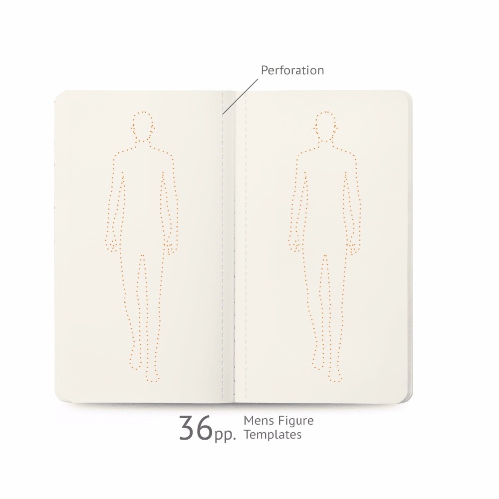 Hommes Mini néon lumière croquis livre corps modèles homme