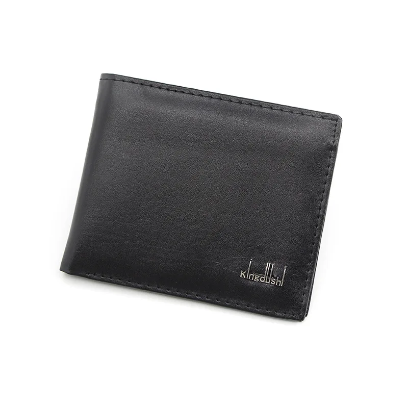 Men Business Bifold Wallet Men's PU Leather Credit ID Card Holder Case Solid Purse Pockets Bags carteira portfel cartera hombre