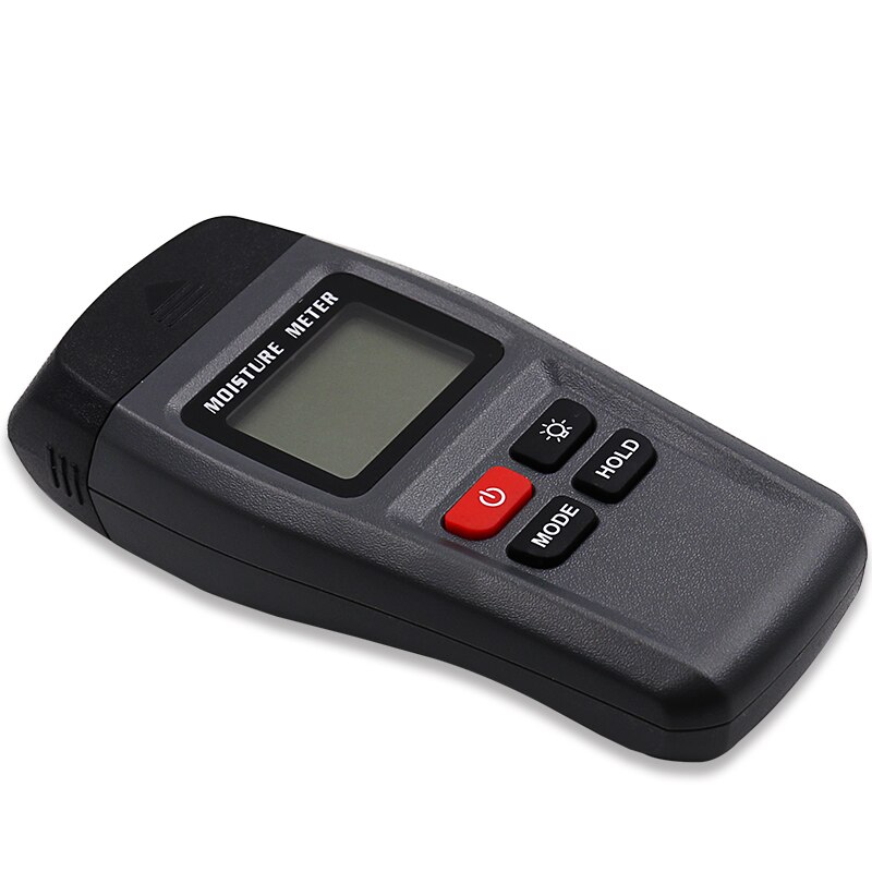 Wood Moisture Meter Two Pins Digital Damp Detector With Large LCD Display Portable Wood Humidity Tester