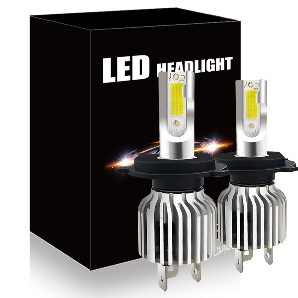 Paire salut / ampulle de phare de konvertering de lepi led de voiture de la paire  h4 9003 60w 1800lm 6000k h7 9005 9006 h11 h1 h8