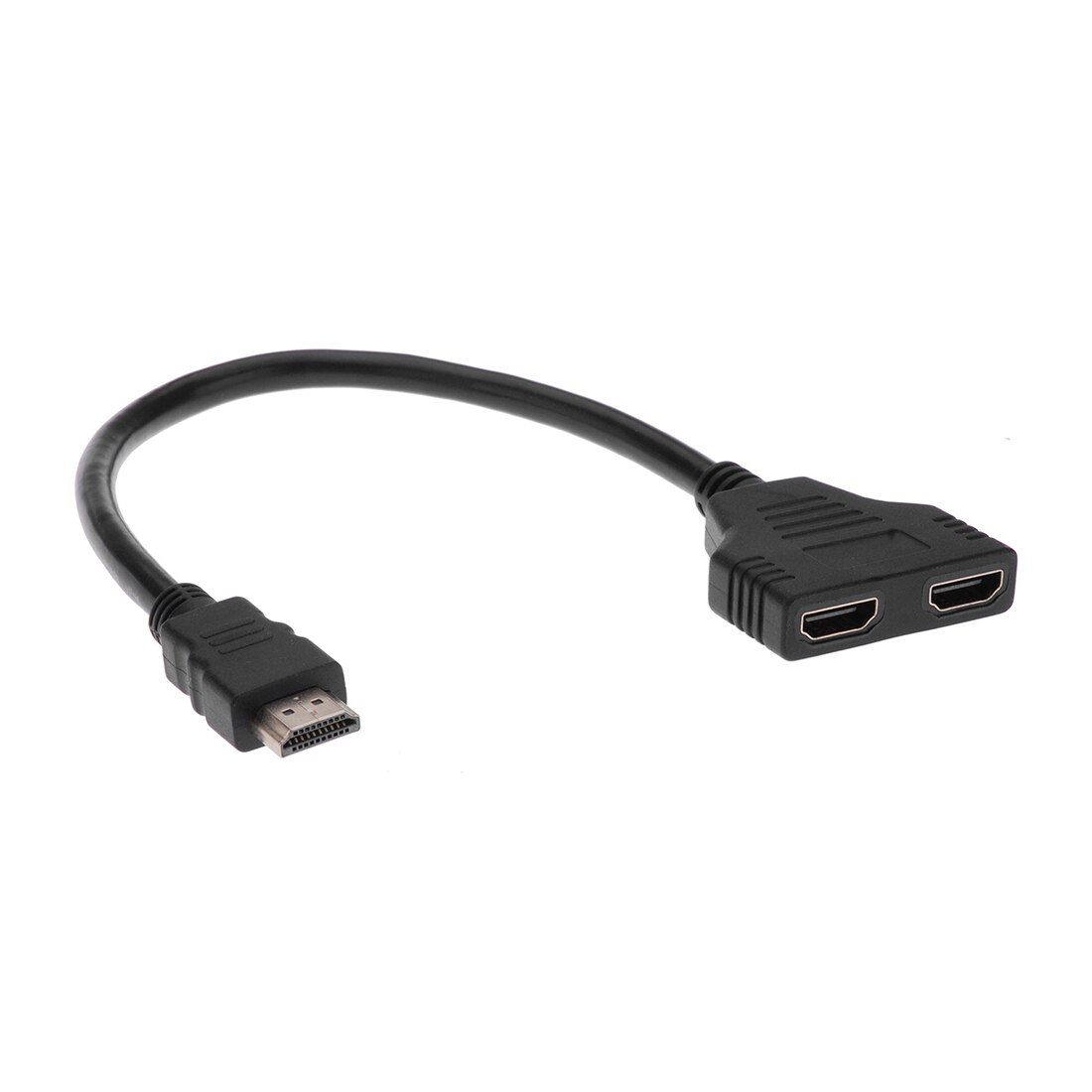 Hdmi-splitterkabel 1 mannelijke dubbele adapter in hd led lcd-tv-converter