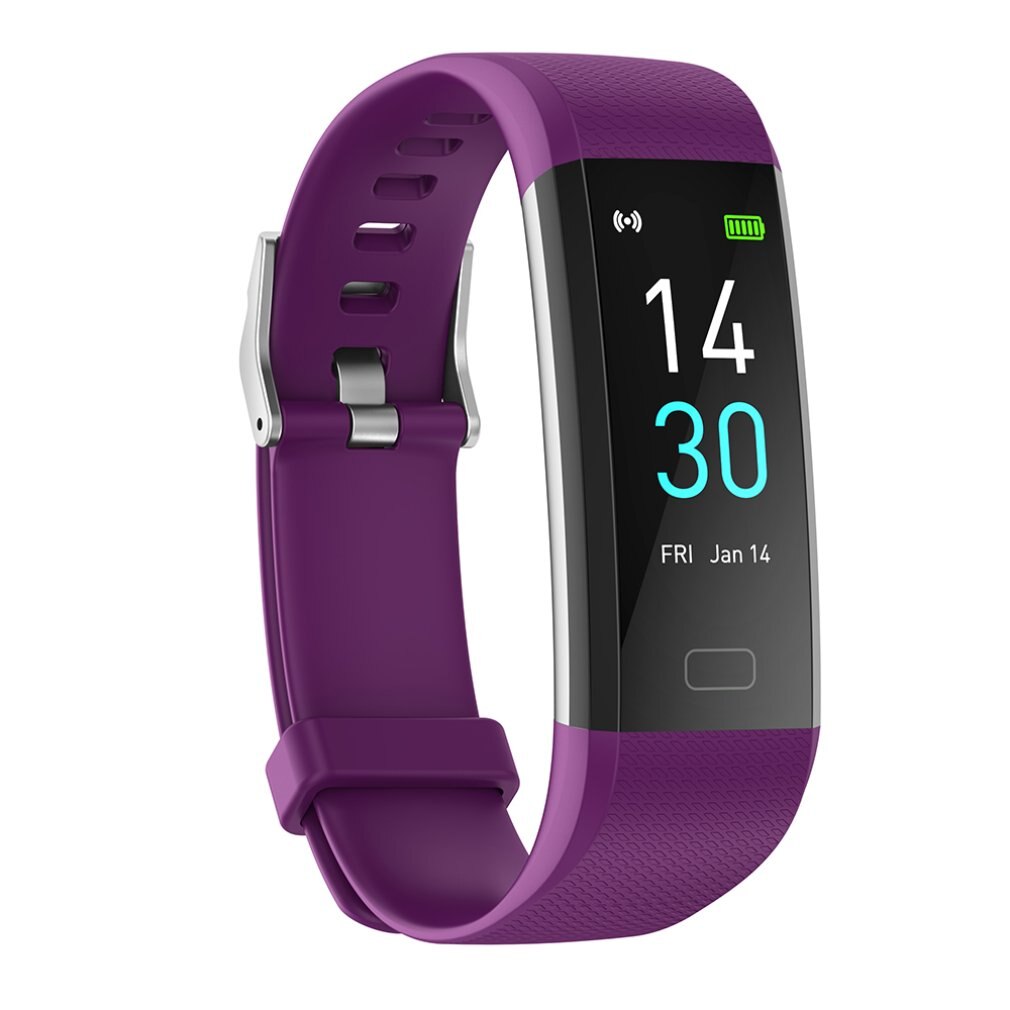Runmifit S5 Smartwatch saluto Banda tenere sotto controllo Smartwatches Nero accorto Vigilanza di Forma Fisica Traker Impermeabile Senza Fili androide Ios: VIOLA