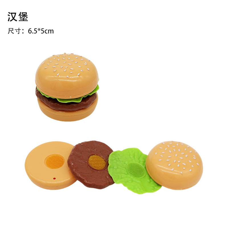 1Pcs Montessori Paste Chechele Simulation Durian Grapefruit Cherry Educational Toy Play House Decompress Educational Toy
