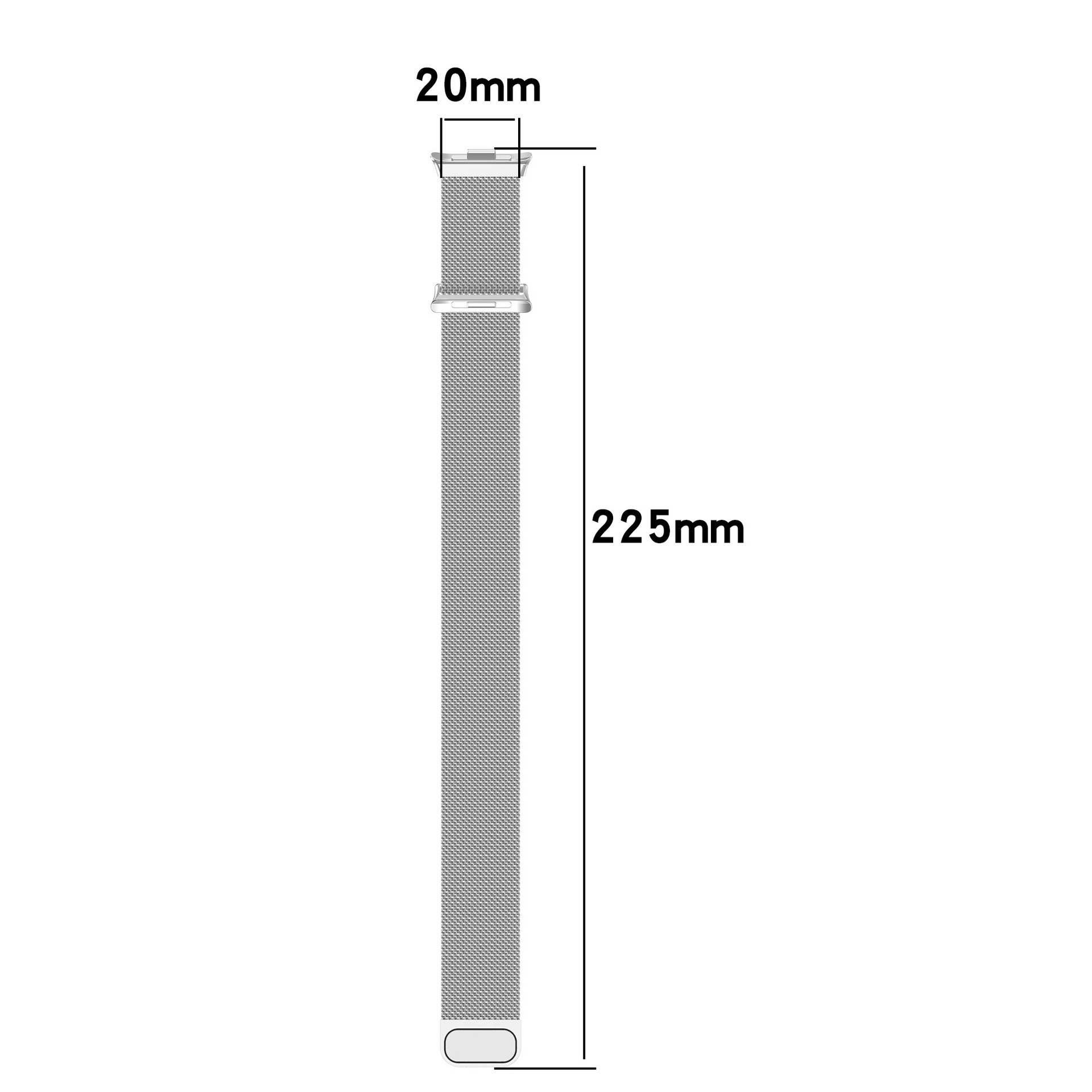 Milanesisk løkkereim til xiaomi mi band 9/8 pro magnetisk metallklokkerem armbånd til redmi watch 4 belte korrea tilbehør