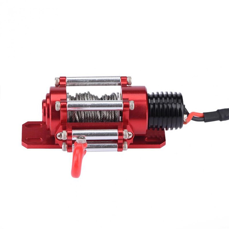 1:10 RC Crawler Climbing Cars Electric Metal Winch Nylon Capstan for SCX10 D90 D110 TF2 KM2 CNC Machining RC Accessories