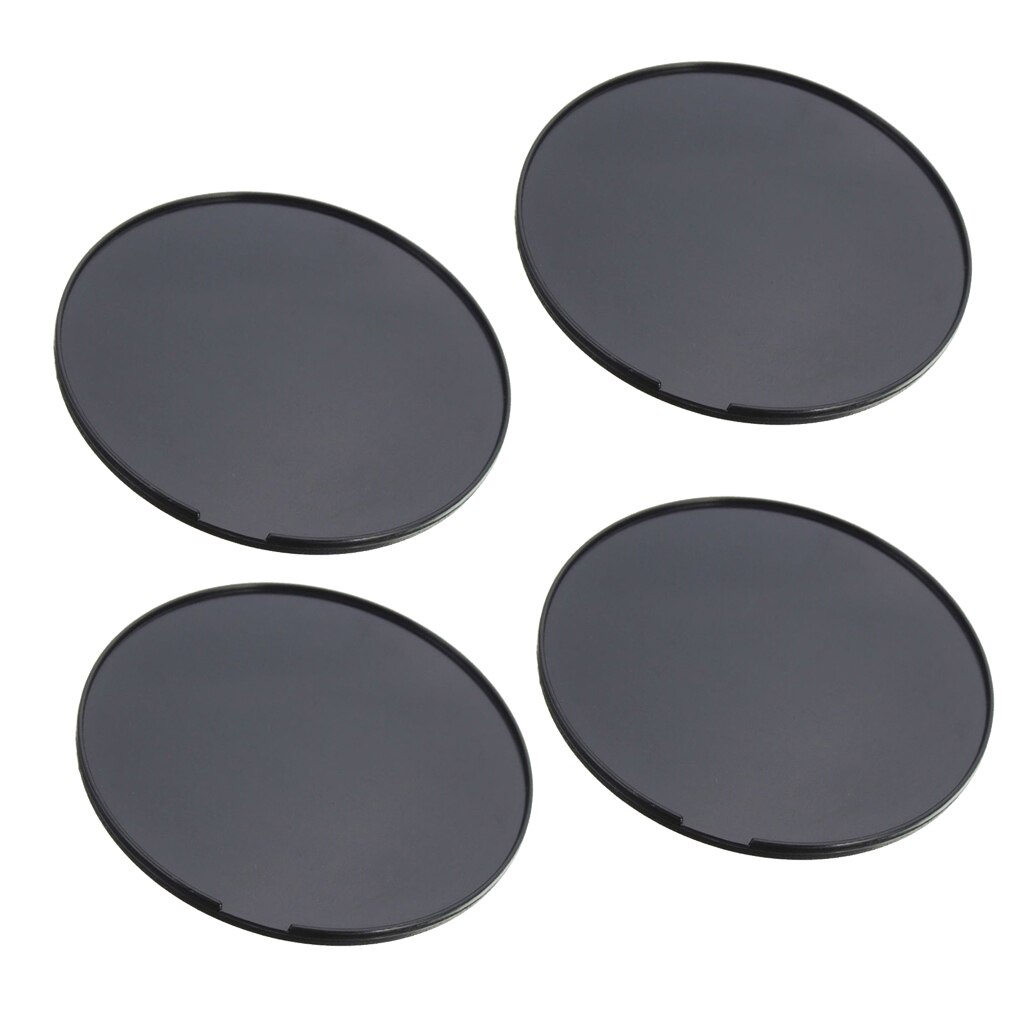 4 Pieces Circular Adhesive Dash / Console Disc with Adhesive Suction Cup Base For Car Dashboards