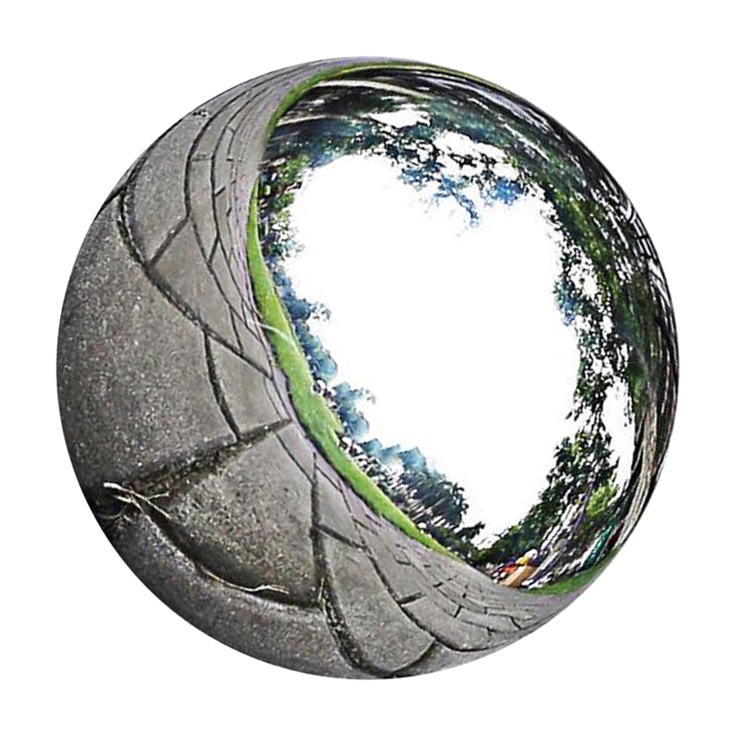Edelstahl Spiegel Poliert Kugel Hohle Runde Ball Ich bin Freien Garten Ornamente Garten Statuen