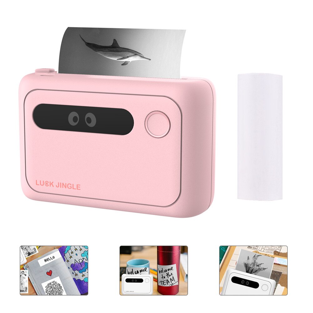80mm Mini Portable Photo Printer thermal bluetooth wireless photo label Pocket Thermal Printer with Free application