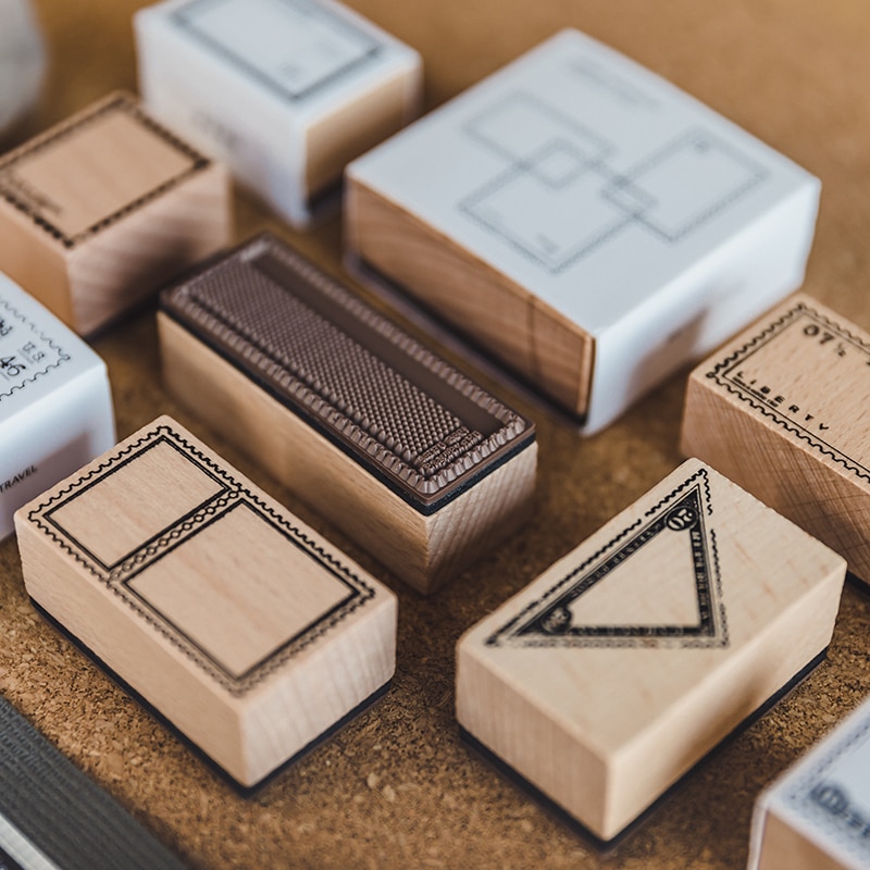 10PCS/LOT post office series stamp DIY wooden rubber stamps for scrapbooking stationery scrapbooking standard stamp