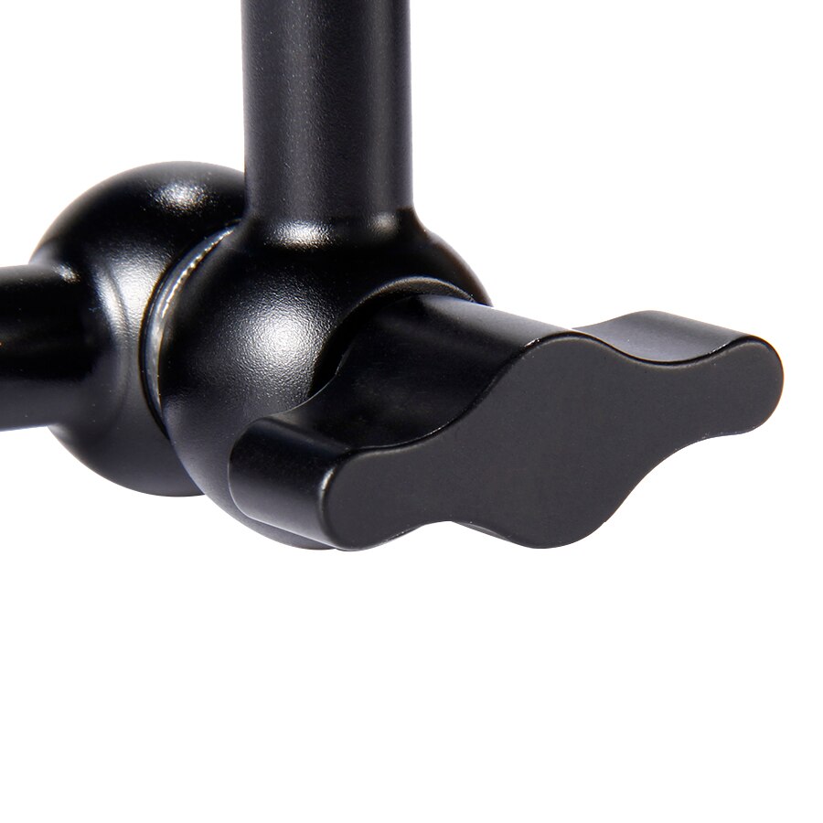 MAMEN DSLR 11 "Scharnierende Rozet Arm Camera Magic Arm met Koud Schoen Mount & Standaard 1/4"-20 schroefdraad Adapter