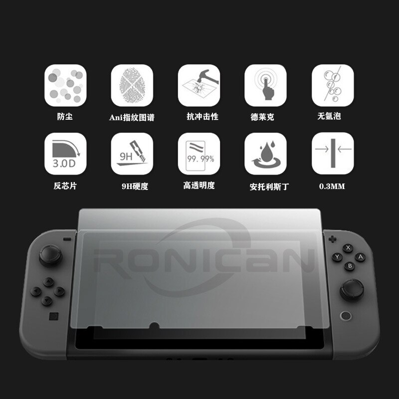 3Pack Voor Nintendo Switch Ns Gehard Glas Screen Protector 9H Hardheid Glas Voor Nintendos Schakelaar Lite Nintend Screen film