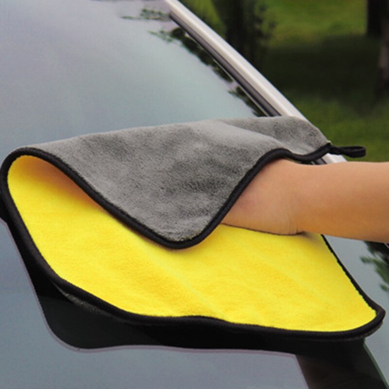 5 st biltvätt mikrofiberhanddukar super tjock plyschduk för tvätt rengöring torkning absorberar vaxpolering