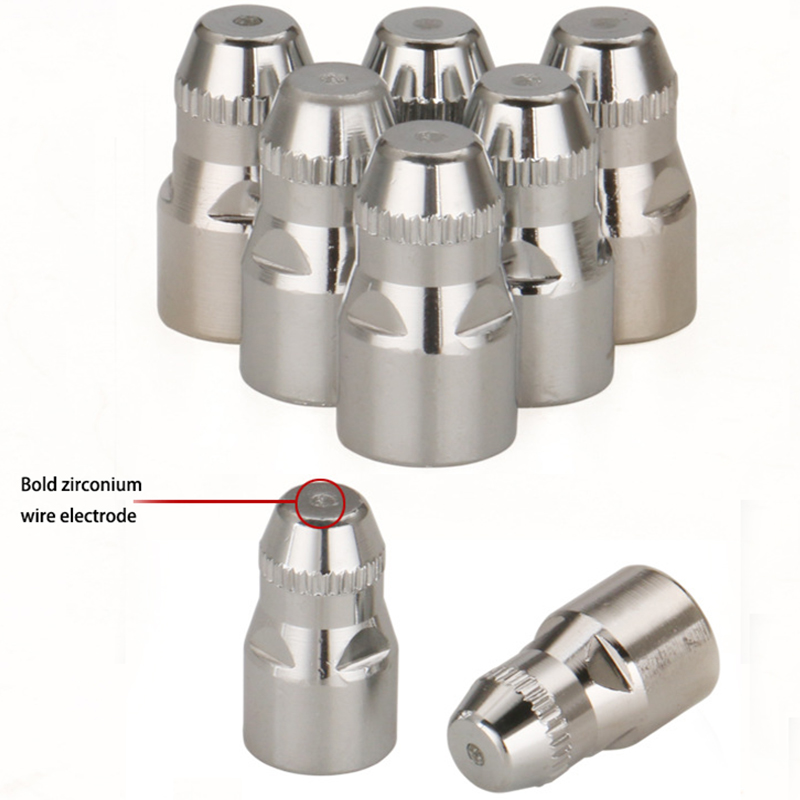 1 Set Premium P80 Plasma Cutting Torch Consumable Cutting 60A 80A 100A P80 CNC Plasma Torch Tip Electrode Nozzle