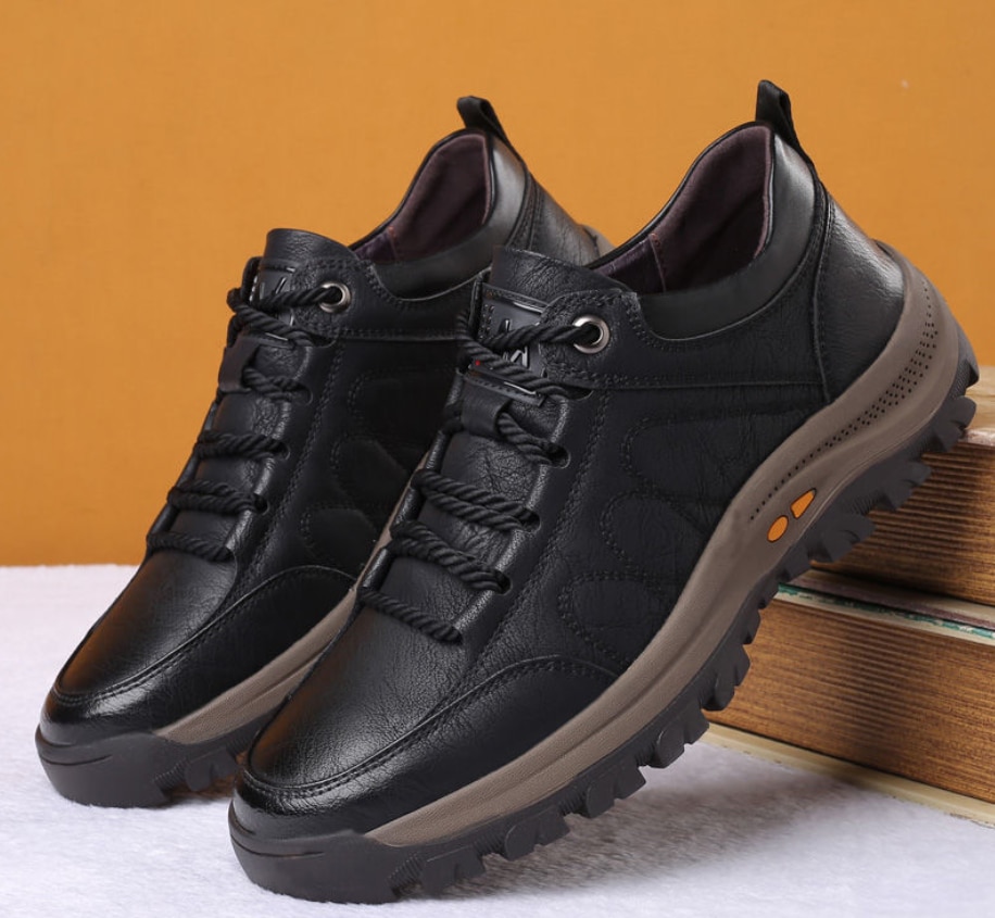 Autumn Casual Men Leather Shoes Men's Casual Sneakers Bussiness Outdoor Shoes For Man Driving Work Shoe