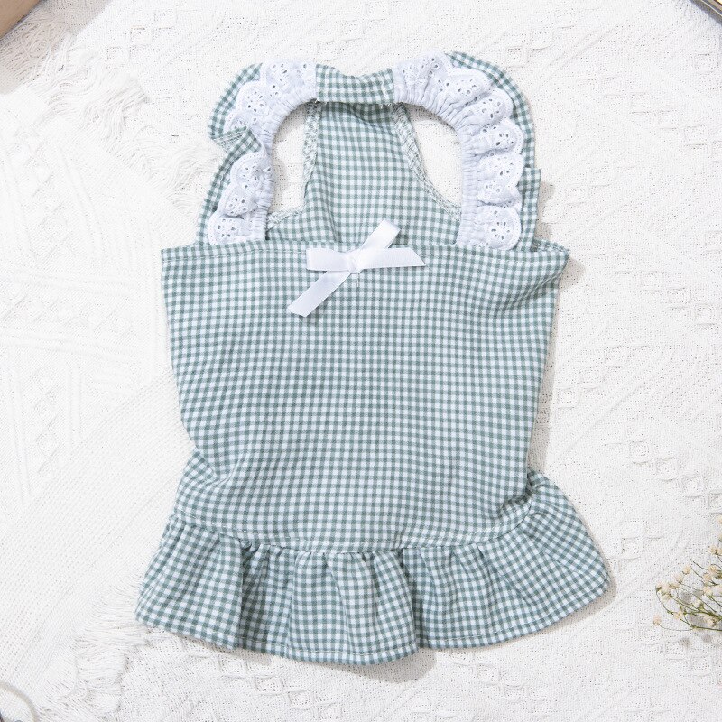 T-shirt respirant pour chats, vêtements mignons pour animaux de compagnie, Costume à la pour chien et chat: vert clair / XXL