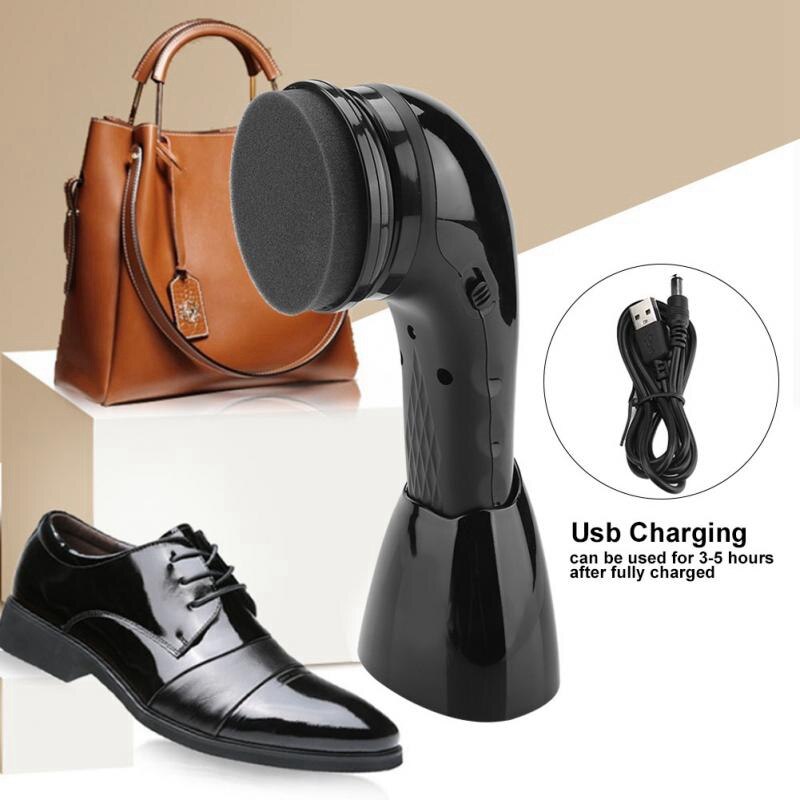 Portable multi-fonction ménage électrique cireuse de chaussures automatique chaussure Machine nettoyage de chaussures en cuir soin Portable utilisation