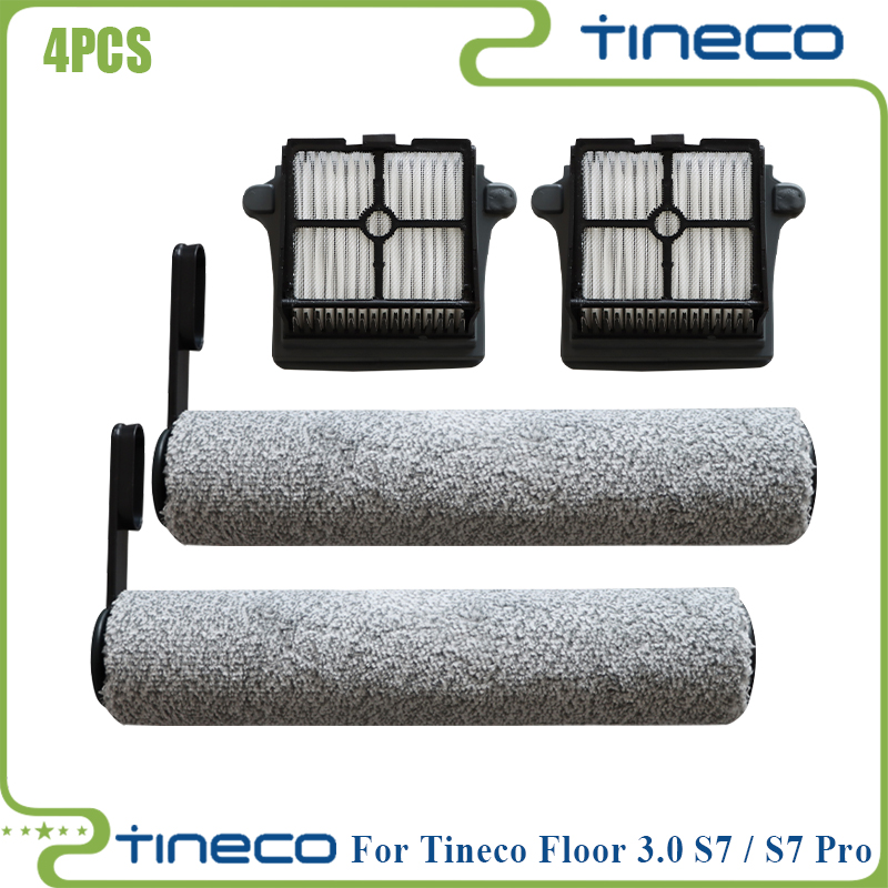 For Tineco Floor ONE S7\Floor One S7 Pro\S6 Parts Cordless Wet Dry Vacuum Cleaner Replacement Accessories Roller Brush: Brown
