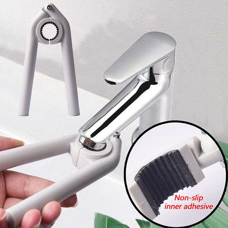 Llave aireadora de grifo, removedor de grifo antideslizante, herramienta de repuesto para aireador de fregadero, suministros para grifo, aireador para cocina y baño