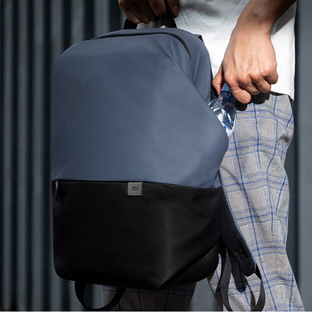 Date Original Xiaomi Simple sac à dos décontracté 20L grande capacité Super léger innovant imperméable poches latérales sac à dos pour ordinateur portable