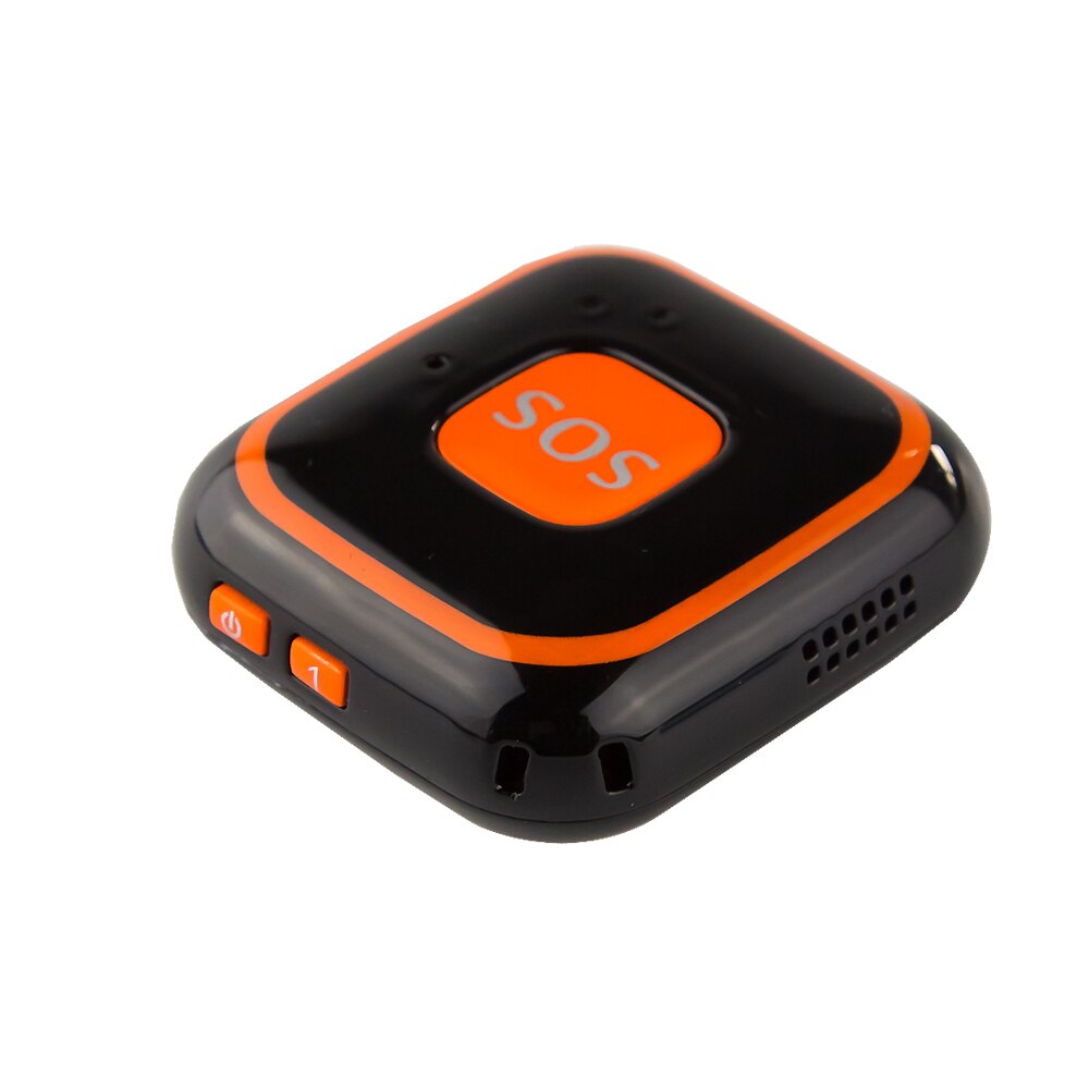 Smart tracker locator kjæledyr barn barn vibrerer på ring historisk rute bilsporing toveis snakk geo-gjerde sos track: Svart